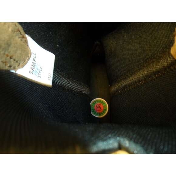 Laredo Men's 10" Cowboy Square Toe Leather Western Boots Tan/Brown Size 9D - Picture 7 of 8